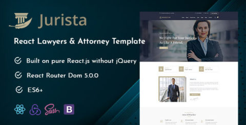 Jurista - Law Firm React Js Template