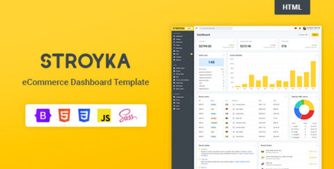 Stroyka Admin - eCommerce Dashboard Template