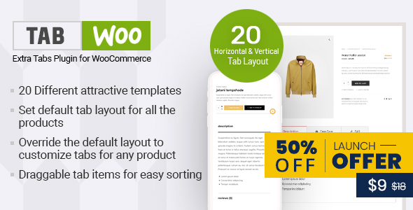 TabWoo - Custom Product Tabs for WooCommerce