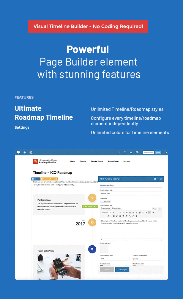 Ultimate Roadmap Timeline – Responsive WordPress Timeline plugin - 9