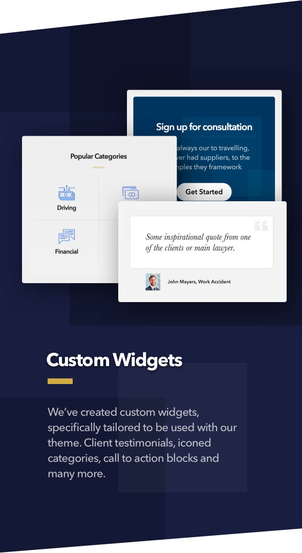 Lawyer - Law firm and Legal Attorney WordPress Theme - 3