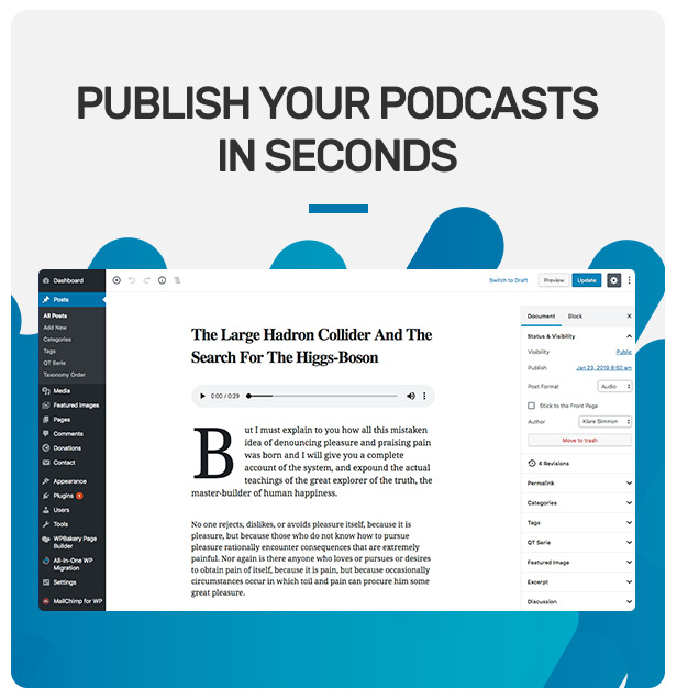 Wpcast - Audio Podcast WordPress Theme - 4