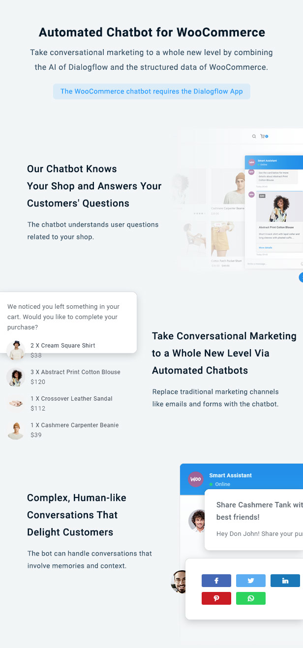 WooCommerce Chat Bot & Marketing App for Support Board - 5