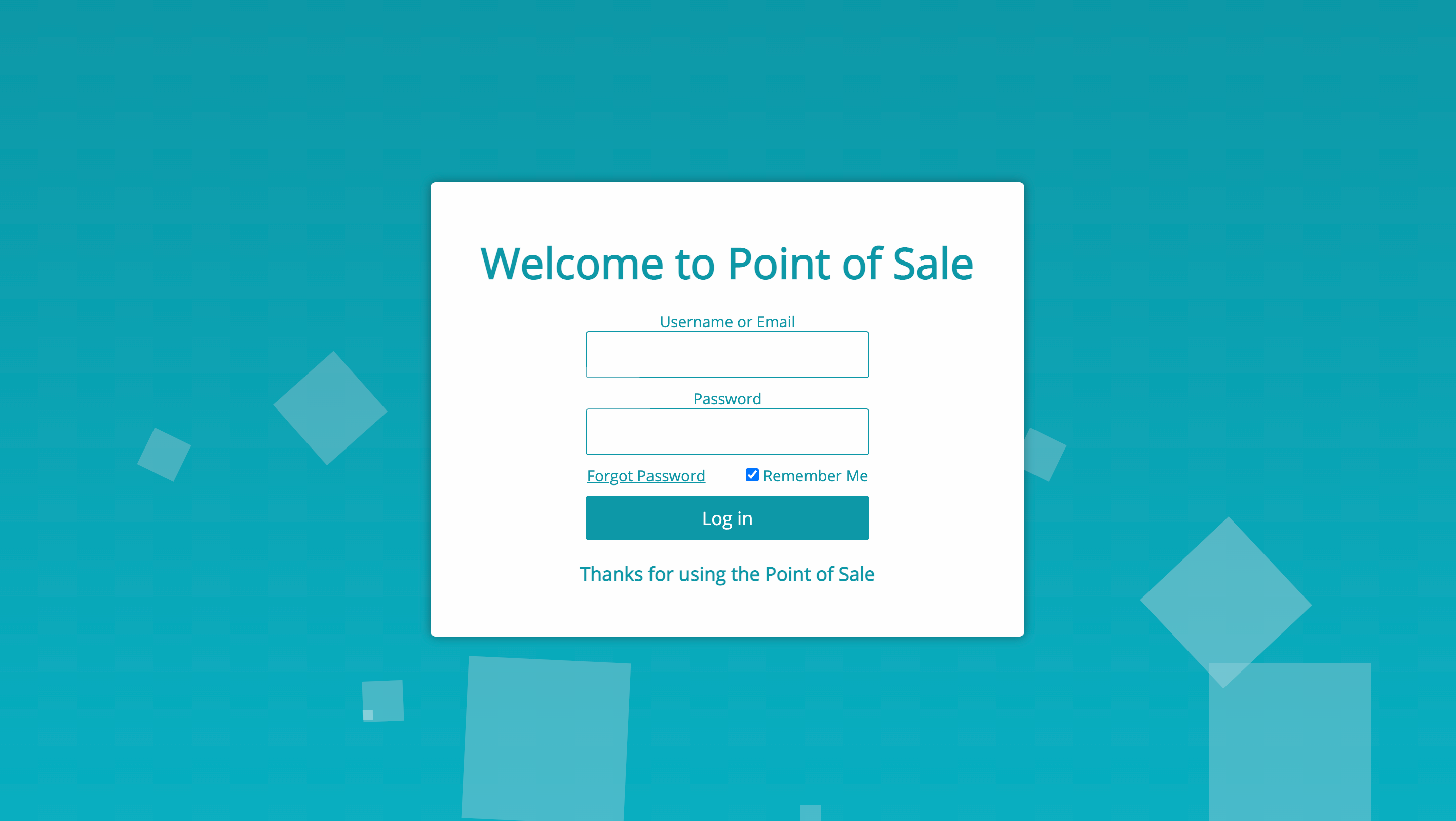 MultiPOS - Point of Sale for WooCommerce Login Screen