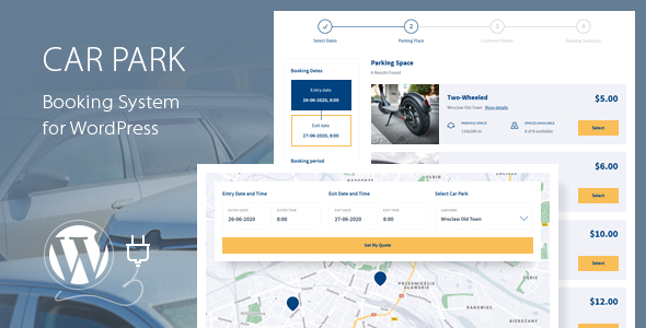 Car Park Booking System for WordPress