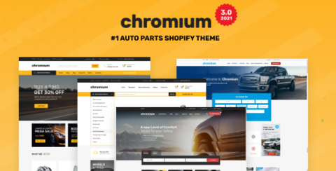 Chromium — Auto Parts Shop Shopify Theme