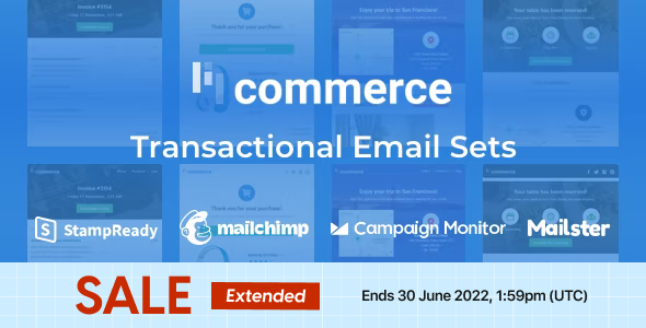Lil Commerce - Transactional Email Sets + Woo and Shopify Integration