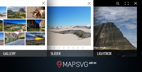 MapSVG.Gallery: gallery / slider / lightbox - add-on for MapSVG WordPress mapping plugin