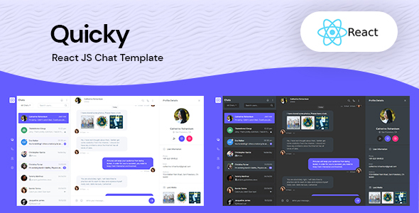 Quicky - React Chat Template