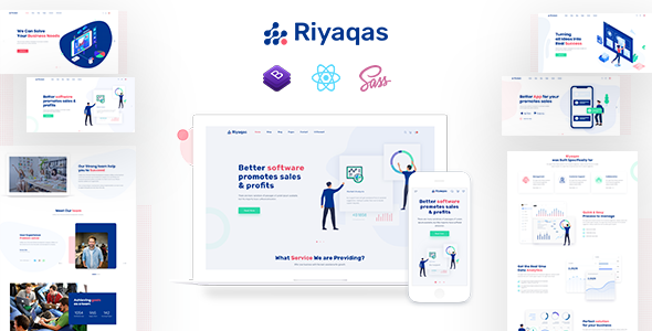 Riyaqas – Saas & Software React JS Template