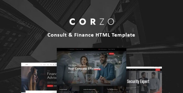 Corzo - Consulting & Finance HTML Template