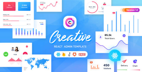 Creative - React Admin Template