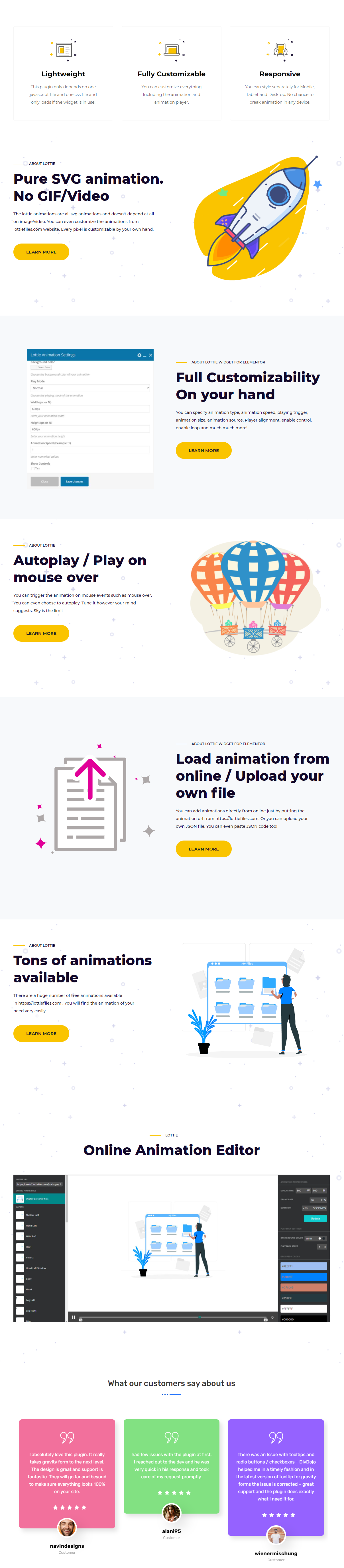 Lottie Animations Addon for WPBakery Page Builder - 1