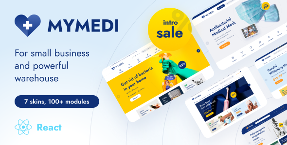MyMedi - eCommerce React Template