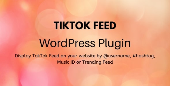 TikTok Feed - WordPress Plugin