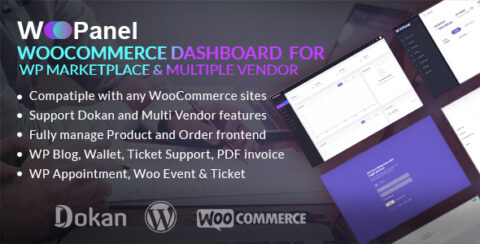 WooCommerce Dashboard for WP Marketplace & Multi Vendor