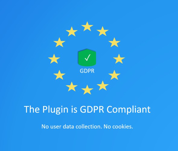 This plugin is GDPR Compliant