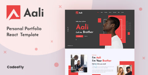 Aali - Personal Portfolio React NextJs Template