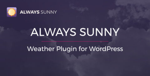 Always Sunny Plugin - WordPress Weather Widget and Shortcode