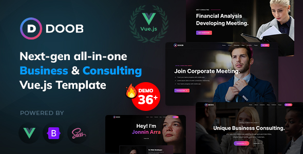 Doob - Business and Consulting Vue JS Template