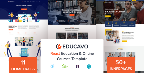 Educavo - React Education Template