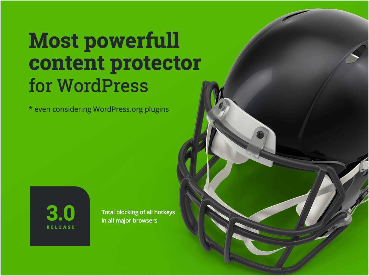 Most powerfull content protector for WordPress