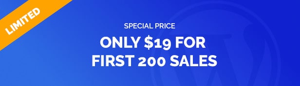 Only $19 for first 200 Sales