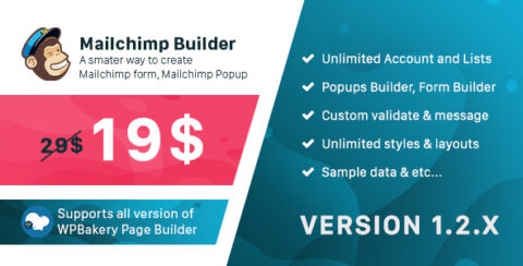 Mailchimp Builder - Addon WPBakery Page Builder (formerly Visual Composer)