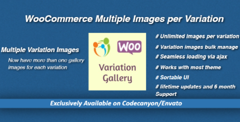 WooCommerce Multiple Images per Variation