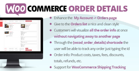 WooCommerce Order Details