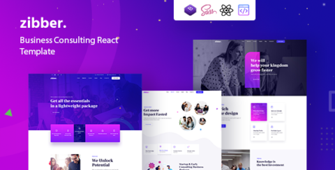 Zibber - Consulting Business React Template