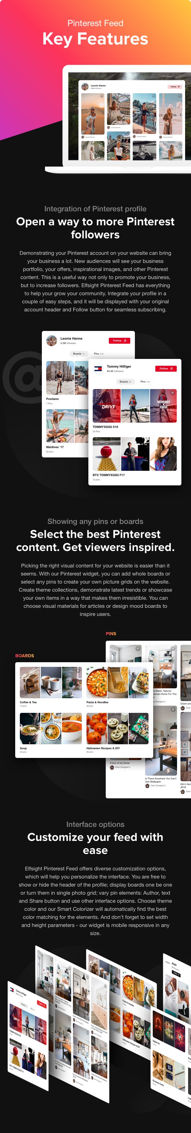 Pinterest Feed - WordPress Pinterest plugin - 1