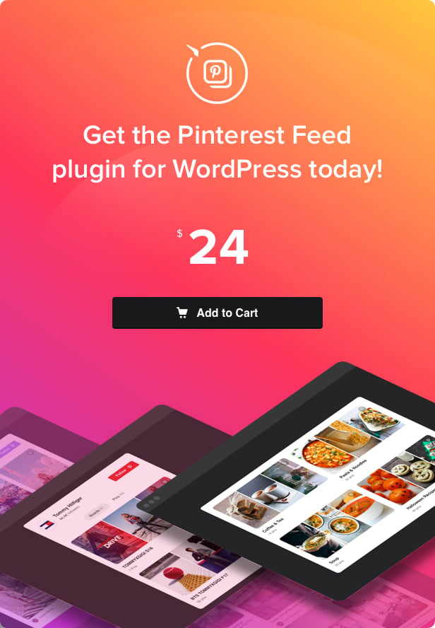 Pinterest Feed - WordPress Pinterest plugin - 4