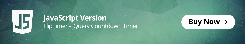 FlipTimer - jQuery Countdown Timer