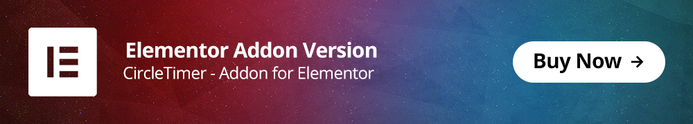 CircleTimer - Addon for Elementor