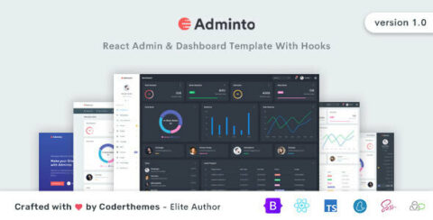 Adminto - React Admin & Dashboard Template