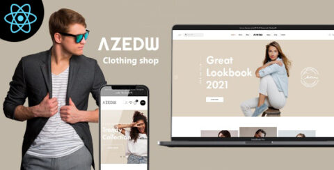 Azedw - React Clothing eCommerce Template