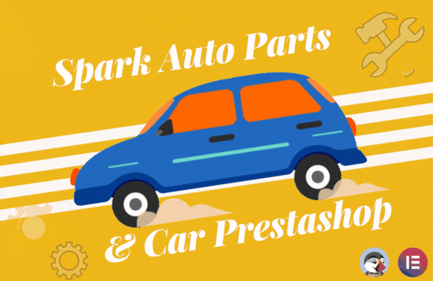 Spares - Auto Parts & Car Accessories Shop Elementor Prestashop Theme