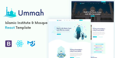 Ummah - Islamic Center React Template