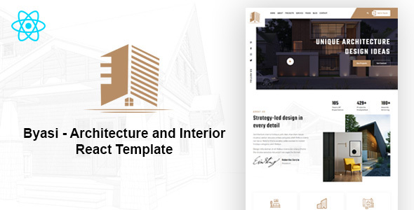 Byasi - Architecture and Interior React Template
