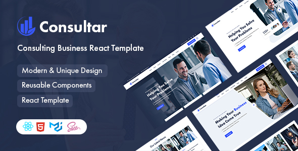 Consultar - Business Consulting React Template