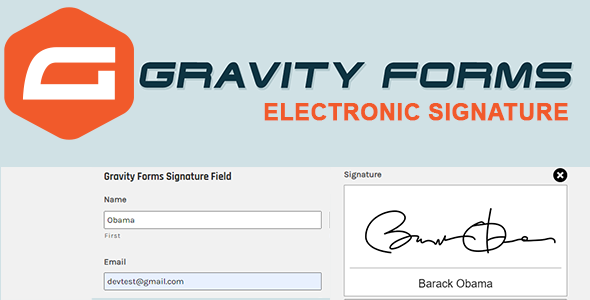 Gravity Forms Digital  Signature