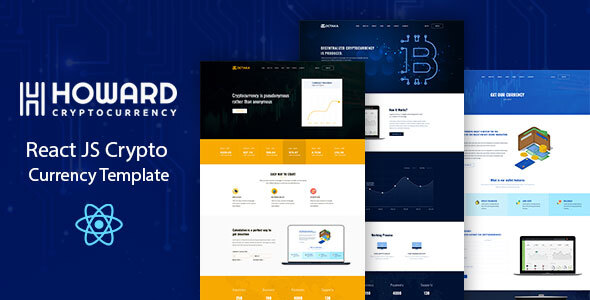 Howard - React JS Crypto Currency Template