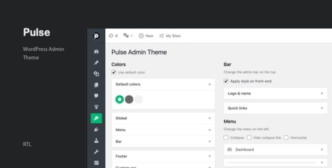 Pulse - WordPress Admin Theme