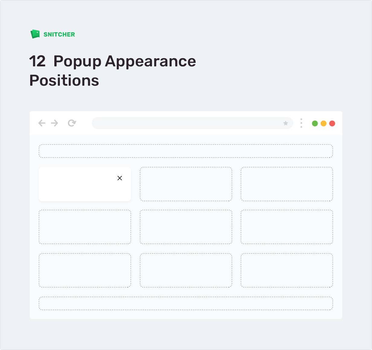 12 Popup Appearance Positions