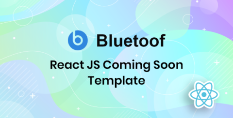 Bluetoof - React JS Coming Soon Template