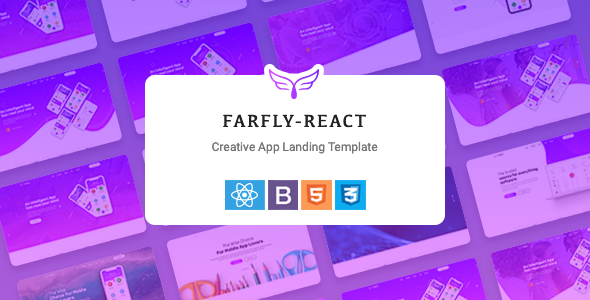 Farfly - Creative App Landing React Template
