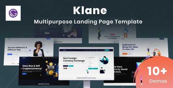 Klane - Gatsby React Landing Page Templates