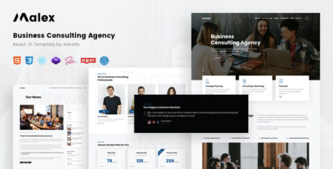 Malex - Business Consulting Agency React JS Template