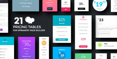 Pricing Tables for WPBakery Page Builder